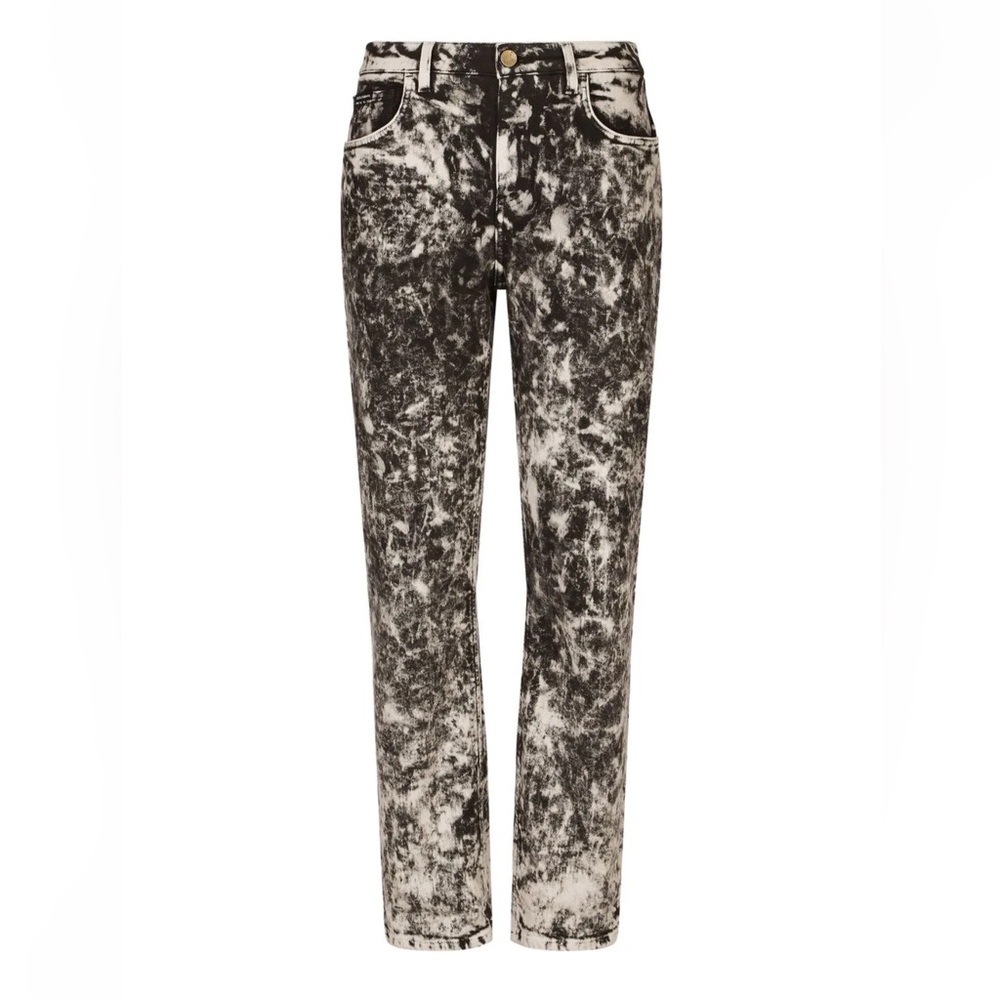 DOLCE & GABBANA marbled boyfriend jeans nwt